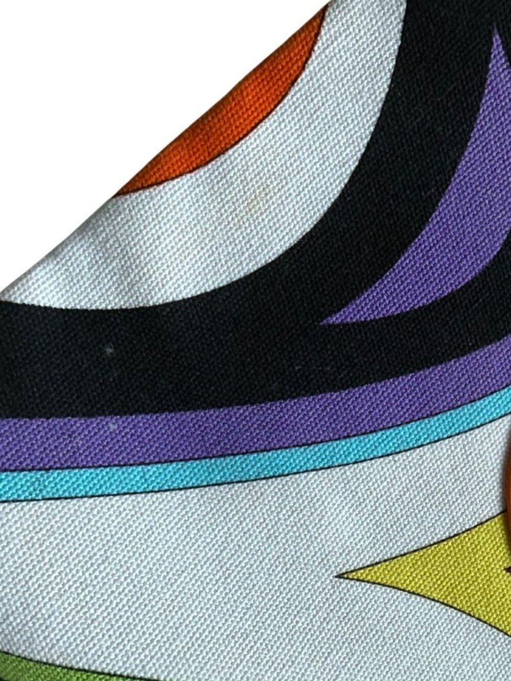 Vintage Emilio Pucci Two-Way Geometric Printed Multicolor Clutch Bag - Picture 7 of 8